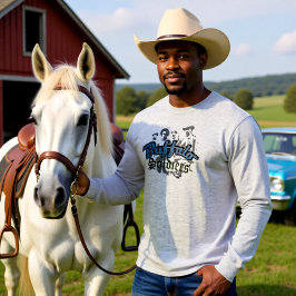 Buffalo Soldiers Tshirt Design Blue Gray