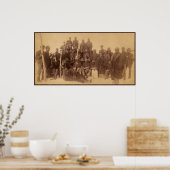 Buffalo Soldiers US Black Cavalry Western Grenze Poster (Küche)