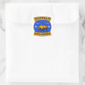 BUFFALO SOLDIERS ZIVILER KRIEG-LOGO QUADRATISCHER AUFKLEBER (Tasche)