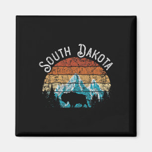 Buffalo South Dakota Der Mount Rushmore Staat Nati Magnet
