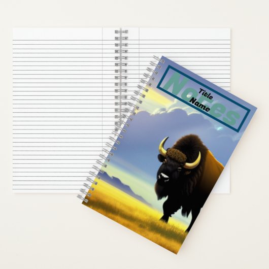 Buffalo Spiral Notebook Notizblock (Innen)