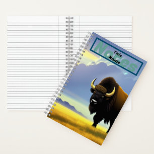 Buffalo Spiralnotizbuch Notizblock