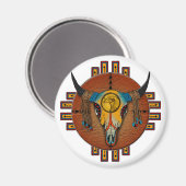 Buffalo Spirit Magnet (Vorderseite/Rückseite)