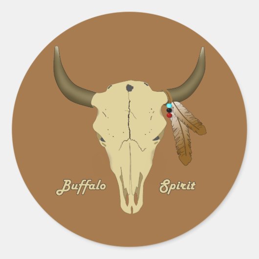 Buffalo Spirit Stickers (Vorderseite)