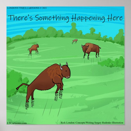 Buffalo Springfield Für was es wert ist Comic Poster (Vorne)