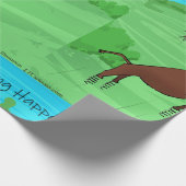Buffalo Springield Rick London Wrapping Paper Geschenkpapier (Ecke)