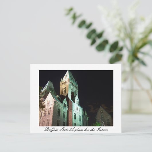 Buffalo Staat Asylum Postkarte (Stehend Vorderseite)