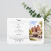 Buffalo Statler Details Invitation Insert (Stehend Vorderseite)