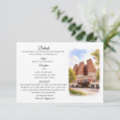 Buffalo Statler Details Invitation Insert (Stehend Vorderseite)