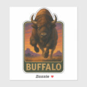 Buffalo Sticker (Blatt)