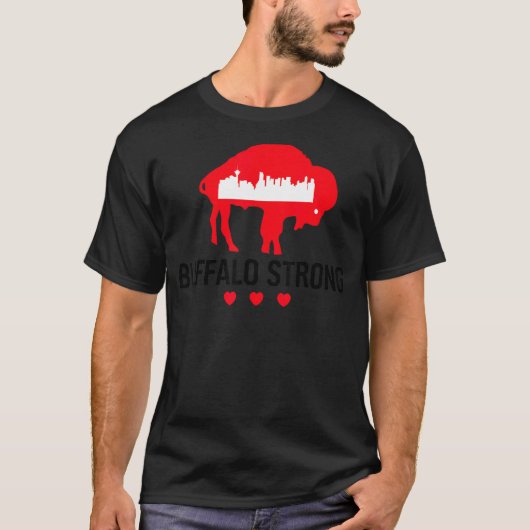 Buffalo Strong Bete für Buffalo T-Shirt (Vorderseite)