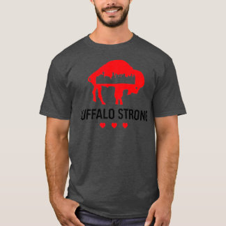 Buffalo Strong Gebet für Buffalo US American Flag T-Shirt