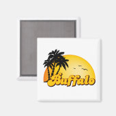 Buffalo Sun Magnet (Vorderseite/Rückseite)