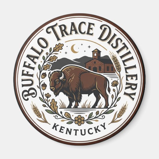 Buffalo Trace Destillerie Kentucky Magnet (Vorne)