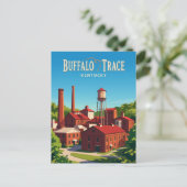 Buffalo Trace Destillerie USA Postkarte (Stehend Vorderseite)