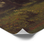 Buffalo Trail - Albert Bierstadt Kunstgewerbe Poster (Ecke)