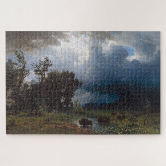 Buffalo Trail, The Bevorstehende Sturm, Albert Bie Puzzle (Horizontal)