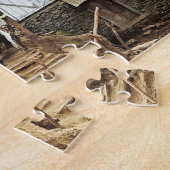 Buffalo-Transport, Blick auf den Everest-Pfad - Ne Puzzle (Seite)