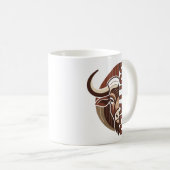 Buffalo-Typo-Tassen-Design Kaffeetasse (VorderseiteRechts)