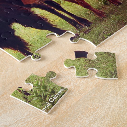 Buffalo und Calves Puzzle (Seite)