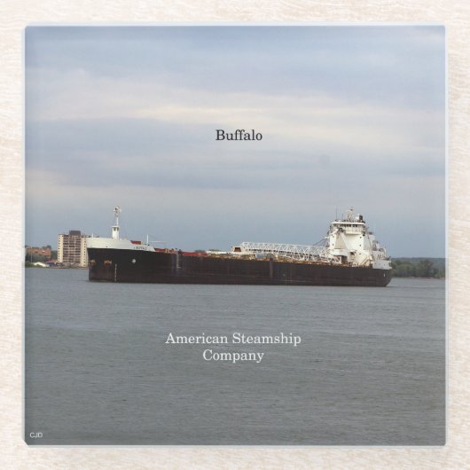 Buffalo-Untersetzer Glasuntersetzer (Vorderseite)