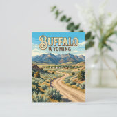 Buffalo USA Postkarte (Stehend Vorderseite)