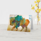 Buffalo Vatertagskarte Karte (Gelbe Blume)
