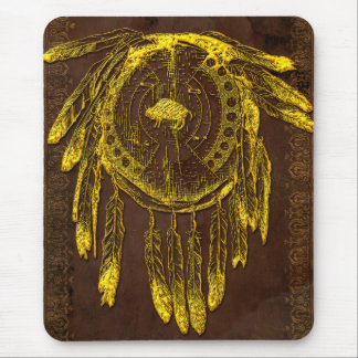Buffalo versteckt Schild 1 Mousepads Optionen
