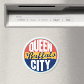 Buffalo Vintag Label Magnet (In Situ (Geschirrspüler))