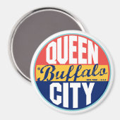 Buffalo Vintag Label Magnet (Vorderseite/Rückseite)