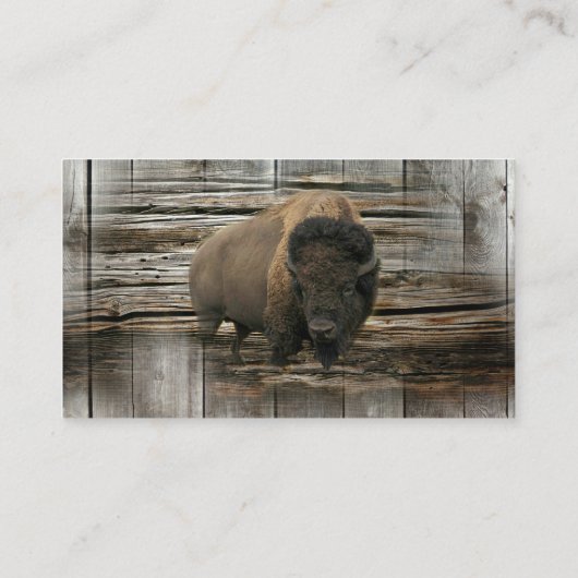 Buffalo Visitenkarte (Rückseite)