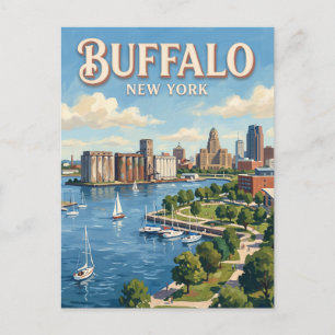 Buffalo Waterfront New York Postkarte