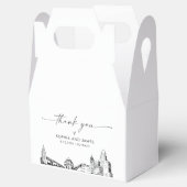 Buffalo Wedding Personalisiert Favor Box Geschenkschachtel (Geöffnet)