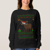 Buffalo Weihnachtsmannmütze Matching Ugly Buffalo Sweatshirt (Vorderseite)