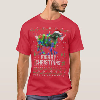 Buffalo Weihnachtsmannmütze Weihnachtsbaum Leuchtt T-Shirt