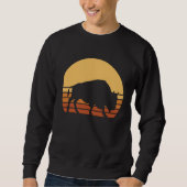 Buffalo Whisperer Fluffy Cows Native American Biso Sweatshirt (Vorderseite)
