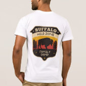 Buffalo Wild Zone Family Camp | Männer T - Shirt (Rückseite)