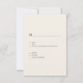 Buffalo Wildblume Wedding RSVP Karte (Rückseite)