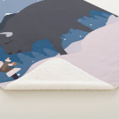 Buffalo will eine Brezel Sherpadecke (3/4)