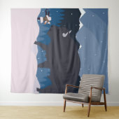 Buffalo will eine Brezel Wandteppich (Beispiel (Horizontal))