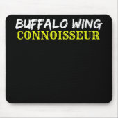 Buffalo Wing besessene Addict-GRILLEN Hühnermaske Mousepad (Vorne)