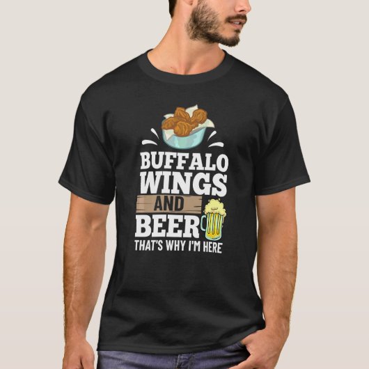 Buffalo Wings Fricken Hot Wing Sauce T-Shirt (Vorderseite)