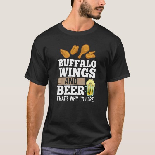 Buffalo Wings Fried Chicken Hot Wing Sauce 1 T-Shirt (Vorderseite)