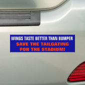 Buffalo Wings Geschmack besser als Bumper Schneide Autoaufkleber (Auf Auto)