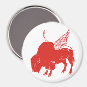 Buffalo Wings Magnet (Vorderseite/Rückseite)