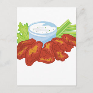 Buffalo Wings Postkarte