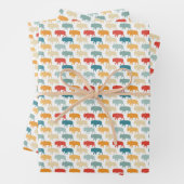 Buffalo Wrapping Paper Flat Sheet Set 3 Geschenkpapier Set (Beispiel)