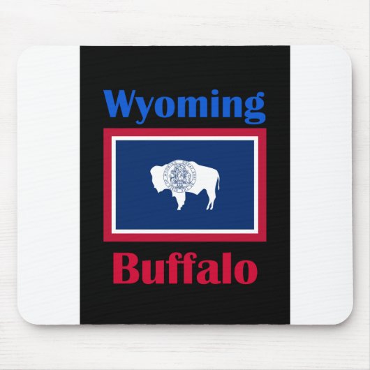 Buffalo Wyoming Mousepad (Vorne)