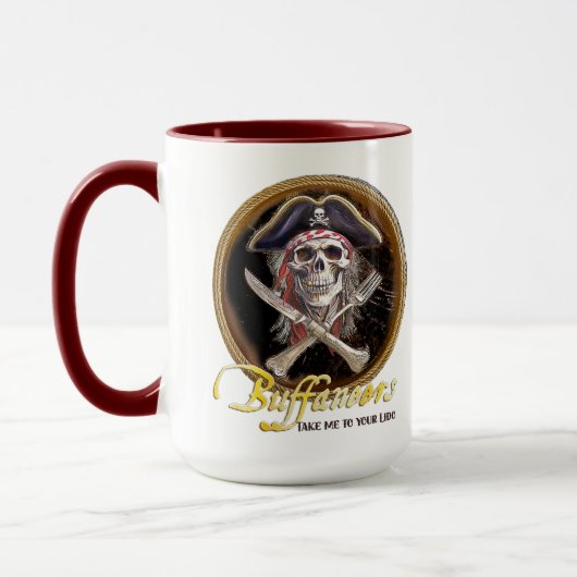 "Buffaneers bringen mich in dein Lido Tasse (Links)