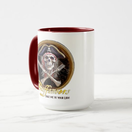 "Buffaneers bringen mich in dein Lido Tasse (Vorderseite Links)